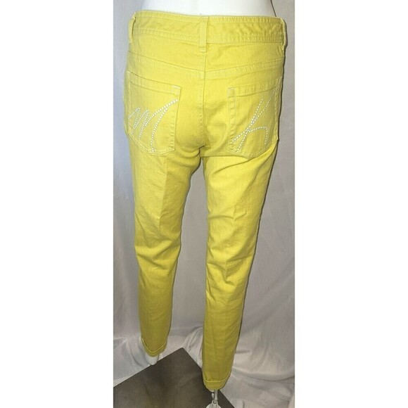 Michael Kors Bling Lime Green Jeans - Size 2 - Picture 10 of 13